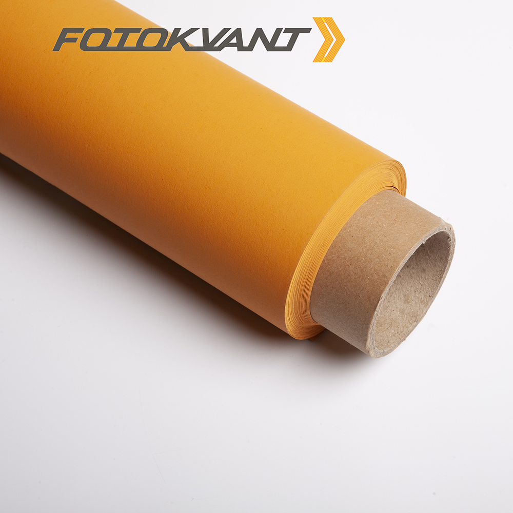 Fotokvant BGP-1310-35 фон бумажный 1,35х10 м желто-оранжевый