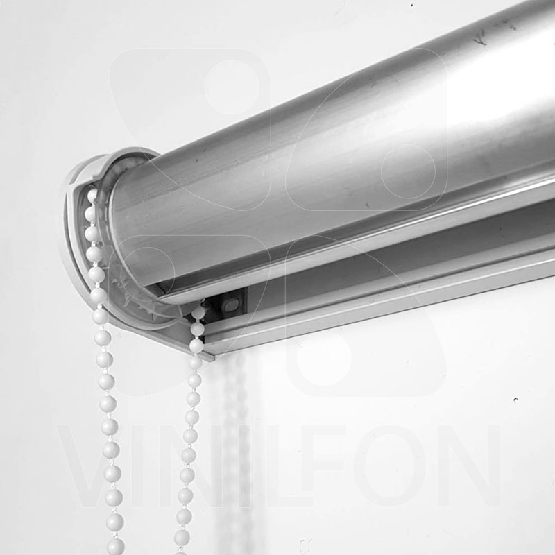 Роллерная система с трубой 43мм с монтажным профилем, 100 см